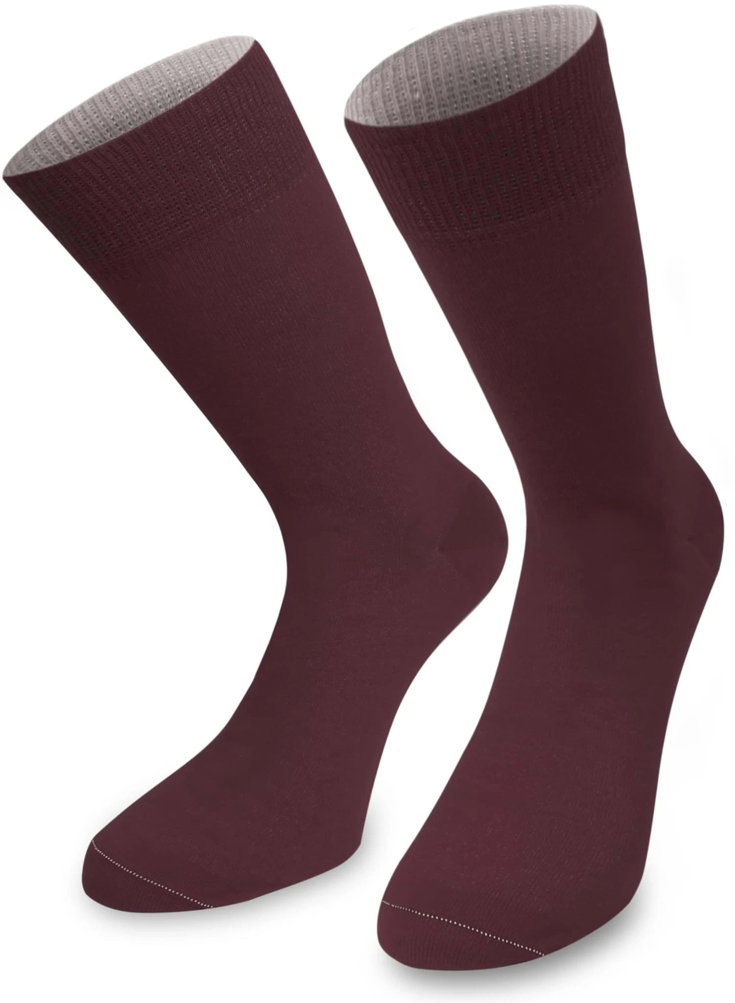 3 Paar Bi-Color Socken Im Farbset Bordeaux/Orange/Navy 4 3 Paar Bi-Color Socken Im Farbset Bordeaux/Orange/Navy – Bild 2