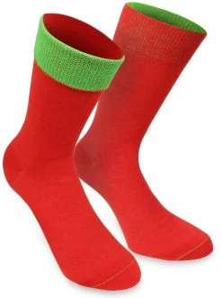 5 Paar Bi-Color Socken Im Farbset Red Line 12 5 Paar Bi-Color Socken Im Farbset Red Line -Normani 110615 1