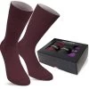 3 Paar Bi-Color Socken Im Farbset Schwarz/Bordeaux/Lila 2 3 Paar Bi-Color Socken Im Farbset Schwarz/Bordeaux/Lila -Normani 110644