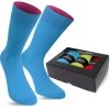 3 Paar Bi-Color Socken Im Farbset Türkis/Rot/Limette 1 3 Paar Bi-Color Socken Im Farbset Türkis/Rot/Limette -Normani 110876