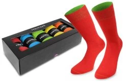 5 Paar Bi-Color Socken Im Farbset Color Blast