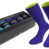 5 Paar Bi-Color Socken Im Farbset Shades Of Blue -Normani 110933