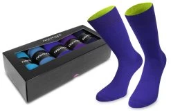 5 Paar Bi-Color Socken Im Farbset Shades Of Blue