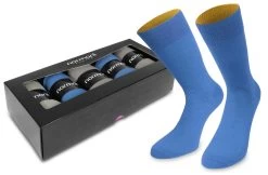 5 Paar Bi-Color Socken Im Farbset Blue Moon