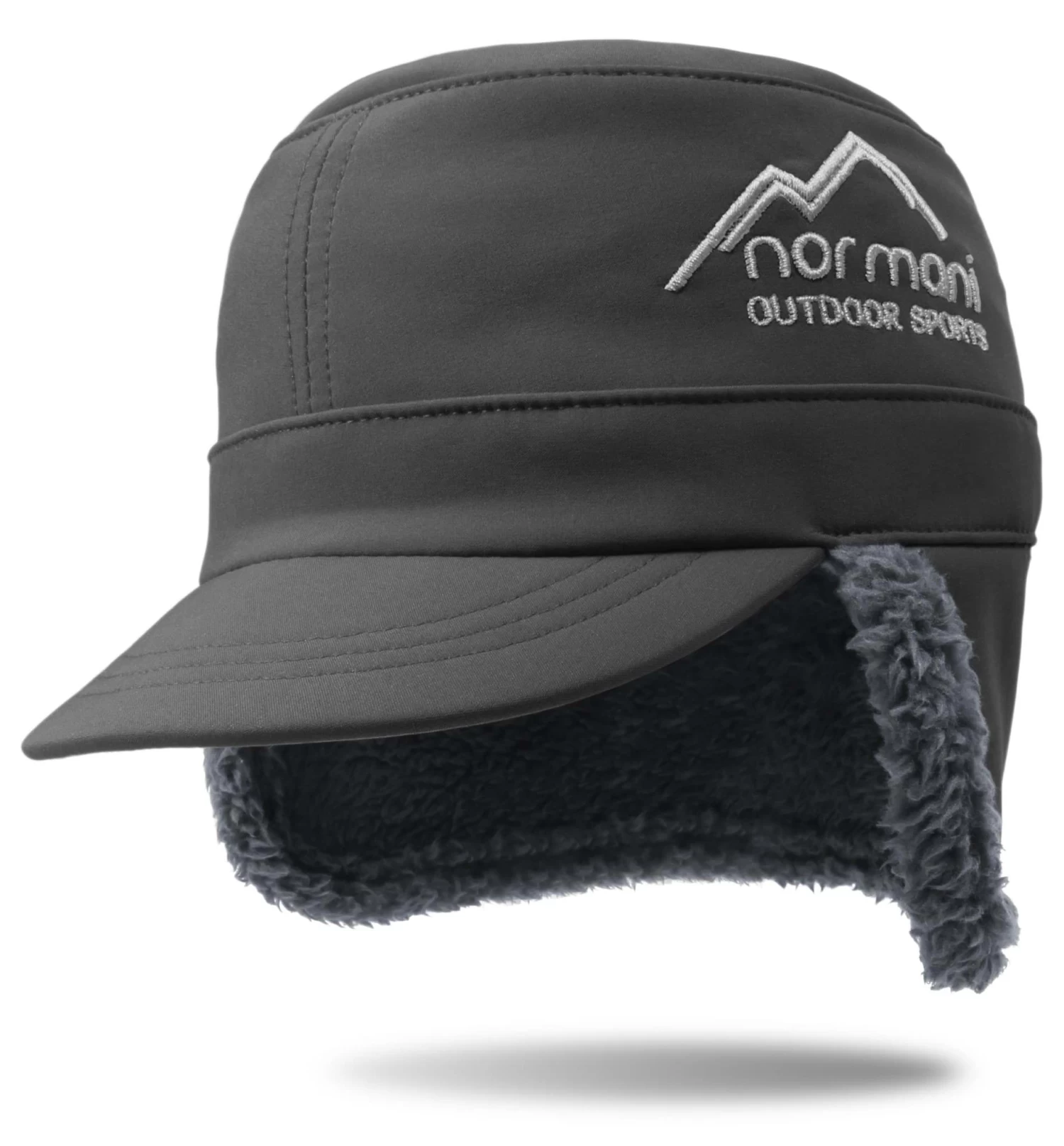 Kinder Wintercap „Snowfella Kids“ Anthrazit 3 Kinder Wintercap „Snowfella Kids“ Anthrazit