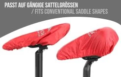 Regenüberzug Für Fahrradsattel „BiSaddle“ Rot -Normani 112397