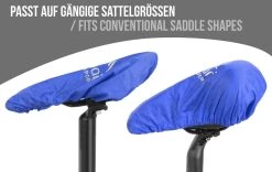 Regenüberzug Für Fahrradsattel „BiSaddle“ Blau -Normani 112403