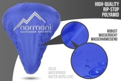Regenüberzug Für Fahrradsattel „BiSaddle“ Blau -Normani 112404