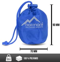 Regenüberzug Für Fahrradsattel „BiSaddle“ Blau -Normani 112405