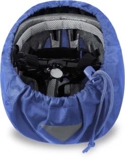 Regenüberzug Für Fahrradhelme „BiHead“ Blau -Normani 112593
