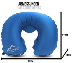 Aufblasbares Nackenkissen „Trip“ Blau -Normani 113299