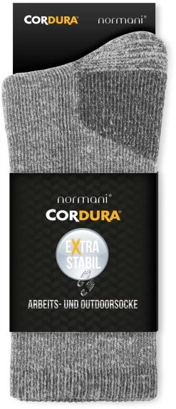2 Paar Arbeits- Und Outdoorsocken Mit CORDURA® Grau 9 2 Paar Arbeits- Und Outdoorsocken Mit CORDURA® Grau -Normani 113390