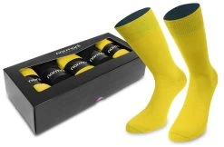 5 Paar Bi-Color Socken Im Farbset Bee