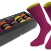 5 Paar Bi-Color Socken Im Farbset Flamingo 1 5 Paar Bi-Color Socken Im Farbset Flamingo -Normani 113494