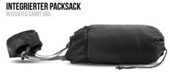 Ultralight-Schlafsack „Runty“ (RV Links) Schwarz/Schwarz -Normani 113779 1