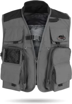 Herren Anglerweste „Manta“ Grau
