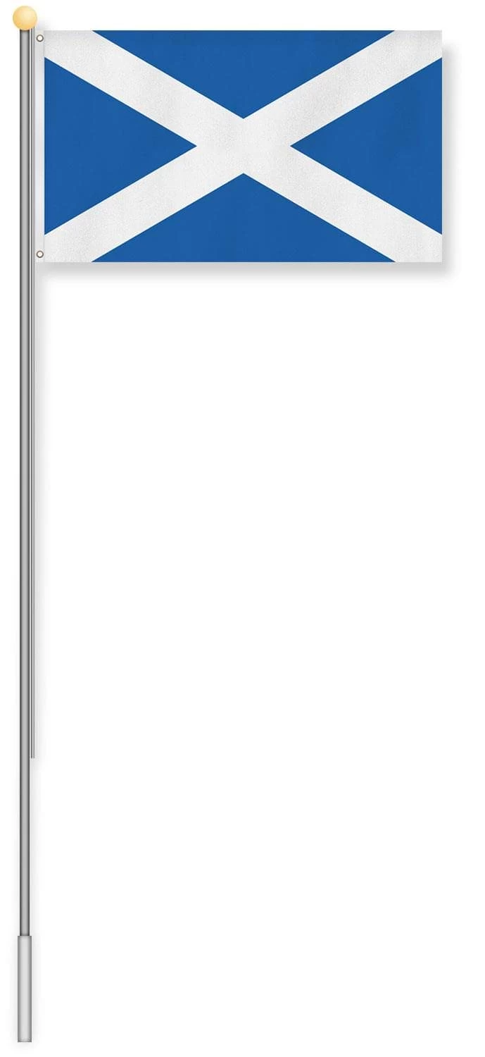 Fahnenmast 7,50 M Mit Flagge 90 Cm × 150 Cm Schottland 4 Fahnenmast 7,50 M Mit Flagge 90 Cm × 150 Cm Schottland – Bild 2