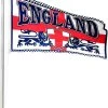 Fahnenmast 8,00 M Mit Flagge 90 Cm × 150 Cm England Mit Wappen -Normani 113996