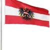 Fahnenmast 8,00 M Mit Flagge 90 Cm × 150 Cm Österreich 1 Fahnenmast 8,00 M Mit Flagge 90 Cm × 150 Cm Österreich -Normani 114004 2