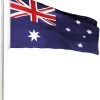 Fahnenmast 6,20 M Mit Flagge 90 Cm × 150 Cm Australien -Normani 114020