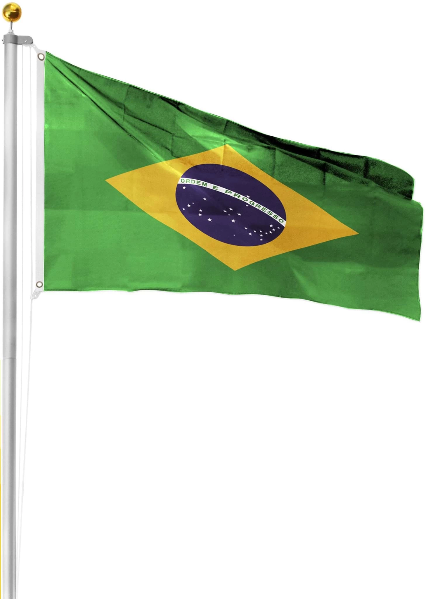Fahne Länderflagge 150 Cm X 250 Cm Brasilien 4 Fahne Länderflagge 150 Cm X 250 Cm Brasilien – Bild 2