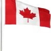 Fahnenmast 8,00 M Mit Flagge 90 Cm × 150 Cm Kanada -Normani 114024