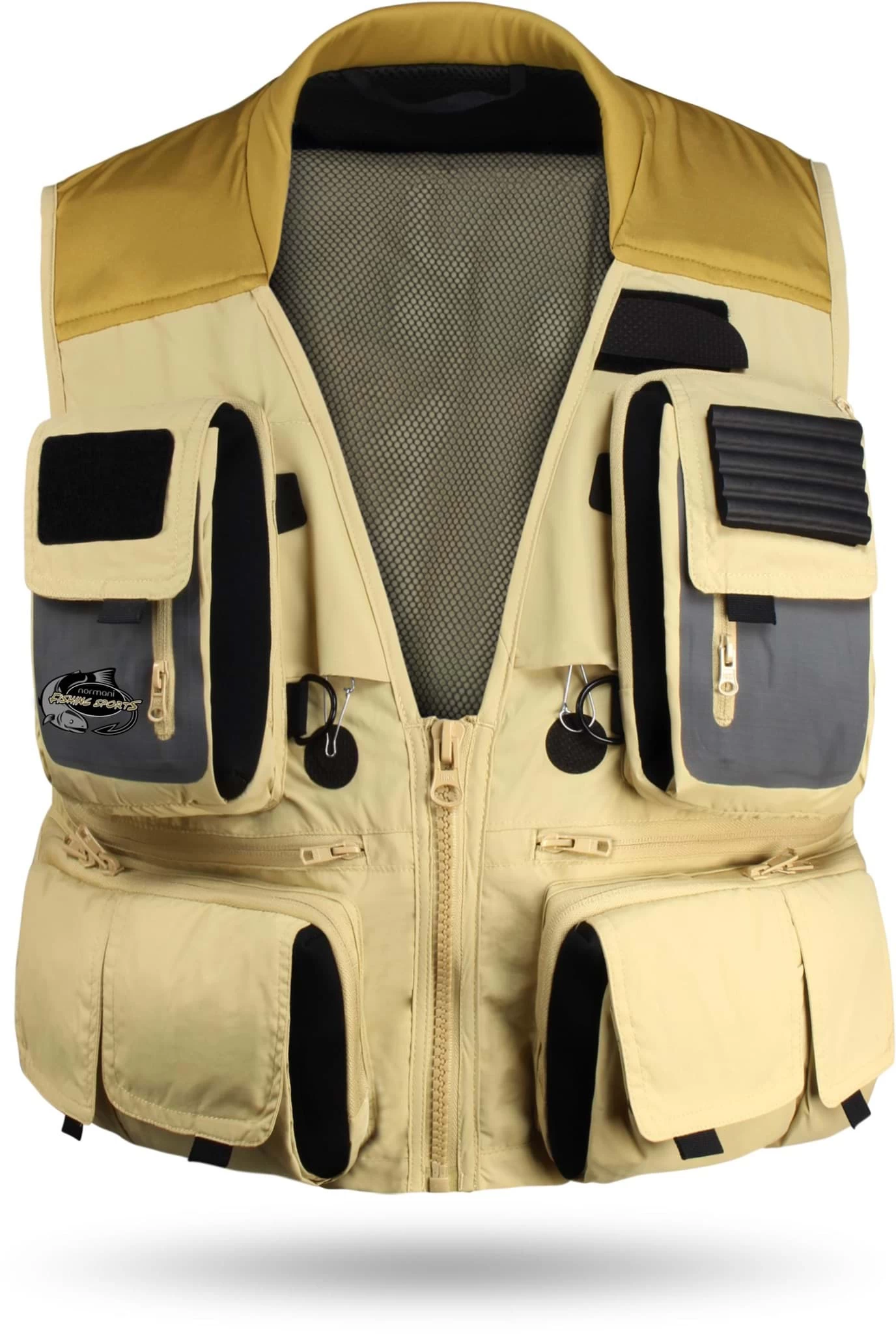 Herren Anglerweste „Master“ Khaki 3 Herren Anglerweste „Master“ Khaki