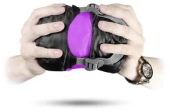 Ultralight-Schlafsack „Runty“ (RV Rechts) Lila/Schwarz