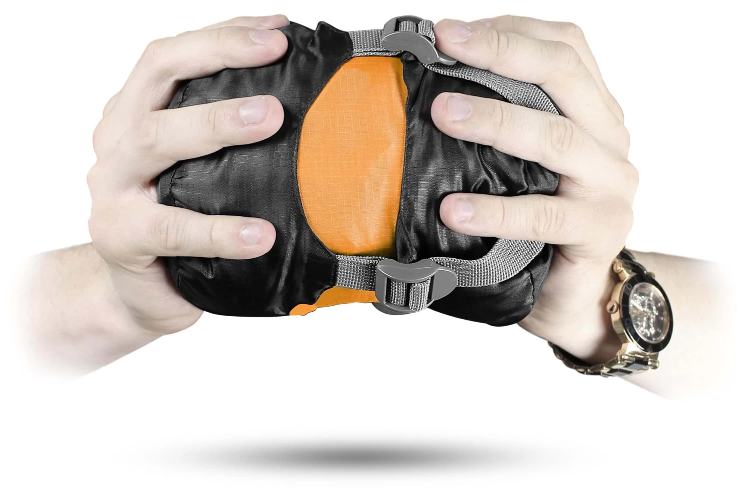 Ultralight-Schlafsack „Runty“ (RV Rechts) Orange/Schwarz 3 Ultralight-Schlafsack „Runty“ (RV Rechts) Orange/Schwarz