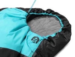 Ultralight-Schlafsack „Runty“ (RV Rechts) Petrol/Schwarz -Normani 114920 1