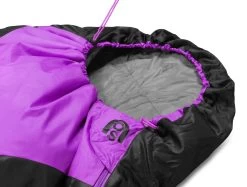 Ultralight-Schlafsack „Runty“ (RV Links) Lila/Schwarz -Normani 114925 1