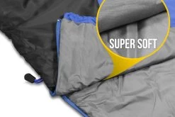 Ultralight-Schlafsack „Runty“ (RV Rechts) Marine/Schwarz -Normani 114934 1