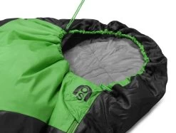 Ultralight-Schlafsack „Runty“ (RV Links) Oliv/Schwarz -Normani 114940
