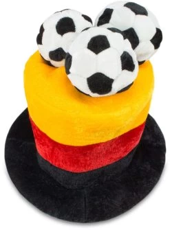 Fußball Fanhut „Footy Frank“ Schwarz/Rot/Gelb -Normani 115321
