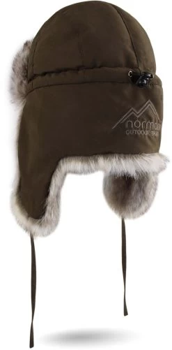 Fellmütze „Arctic Ursa“ Oliv -Normani 115826