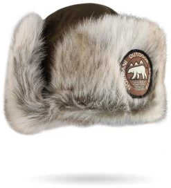 Fellmütze „Arctic Ursa“ Oliv -Normani 115827