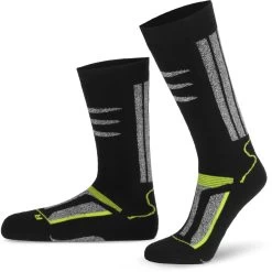 3 Paar Thermokniestrümpfe Skisocken Für Kinder Limette