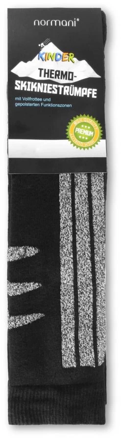 3 Paar Thermokniestrümpfe Skisocken Für Kinder Blau -Normani 116429 1