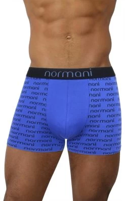 6 Stück Retro Boxershorts Aus Baumwolle Blue Banner