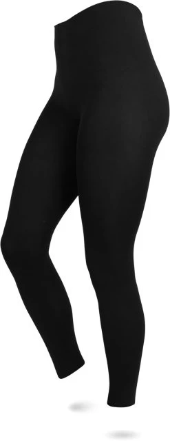 3 Stück Thermoleggings Double Seam Mit Weichem Innenfleece Schwarz