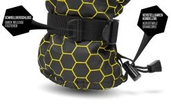 Winterhandschuhe „Apex“ Schwarz/Gelb -Normani 116959