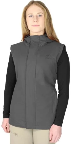 Damen Hardshellweste „Kolumbus“ Grau