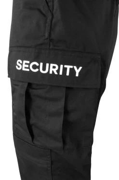 Herren Rangerhose „SECURITY“ Schwarz -Normani 117327
