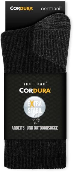 2 Paar Arbeits- Und Outdoorsocken Mit CORDURA® Schwarz -Normani 117481