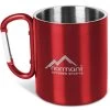 Edelstahl Tasse 330 Ml Mit Karabinerhaken „Wisconsin“ Rot 2 Edelstahl Tasse 330 Ml Mit Karabinerhaken „Wisconsin“ Rot -Normani 118045