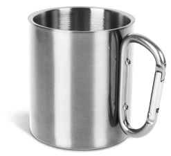 Edelstahl Tasse 330 Ml Mit Karabinerhaken „Wisconsin“ Silber 7 Edelstahl Tasse 330 Ml Mit Karabinerhaken „Wisconsin“ Silber -Normani 118049
