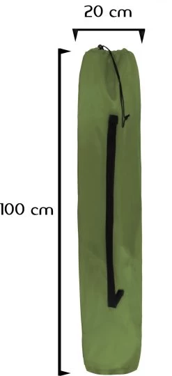 Outdoor-Klappstuhl „Nipigon“ Oliv -Normani 118108