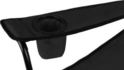 Outdoor-Klappstuhl „Nipigon“ Schwarz -Normani 118125