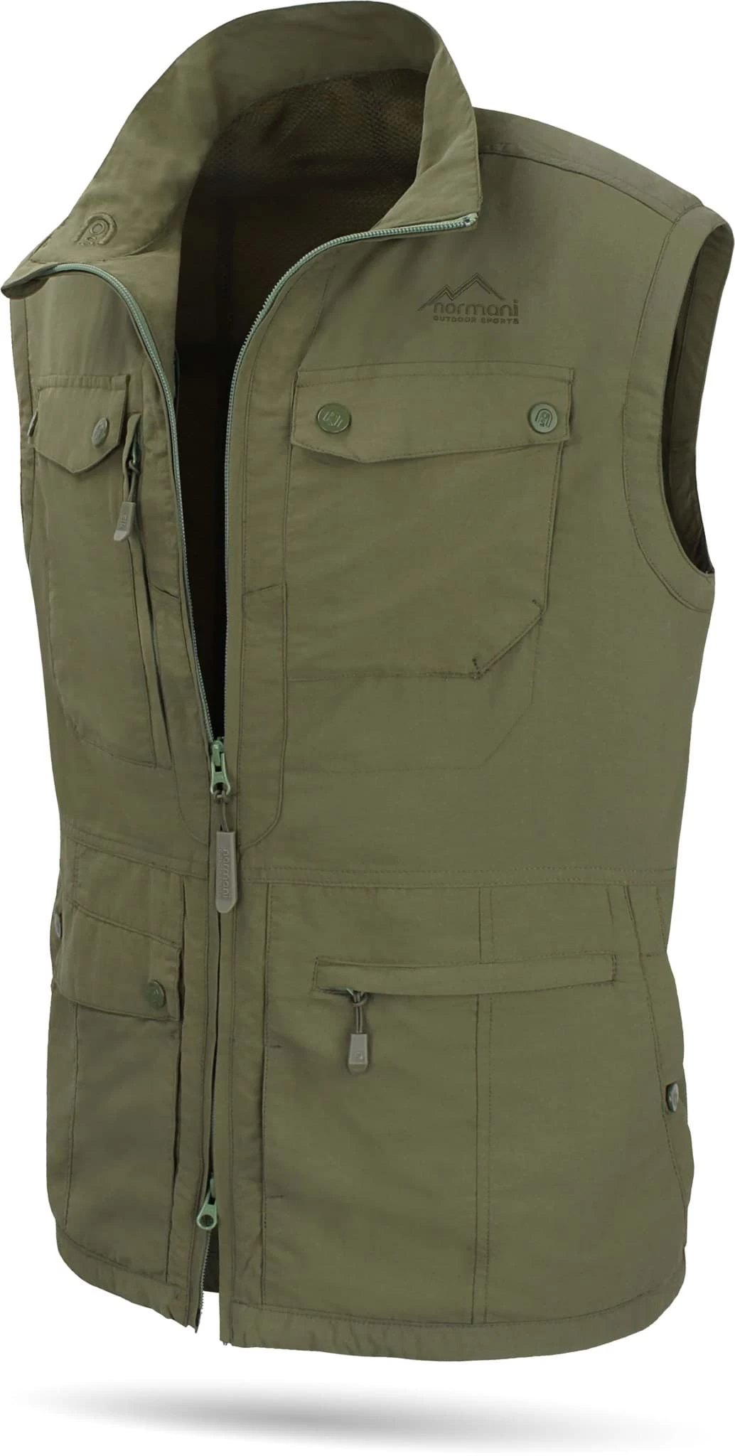 Herren Outdoor Weste „Kudu“ Oliv 3 Herren Outdoor Weste „Kudu“ Oliv