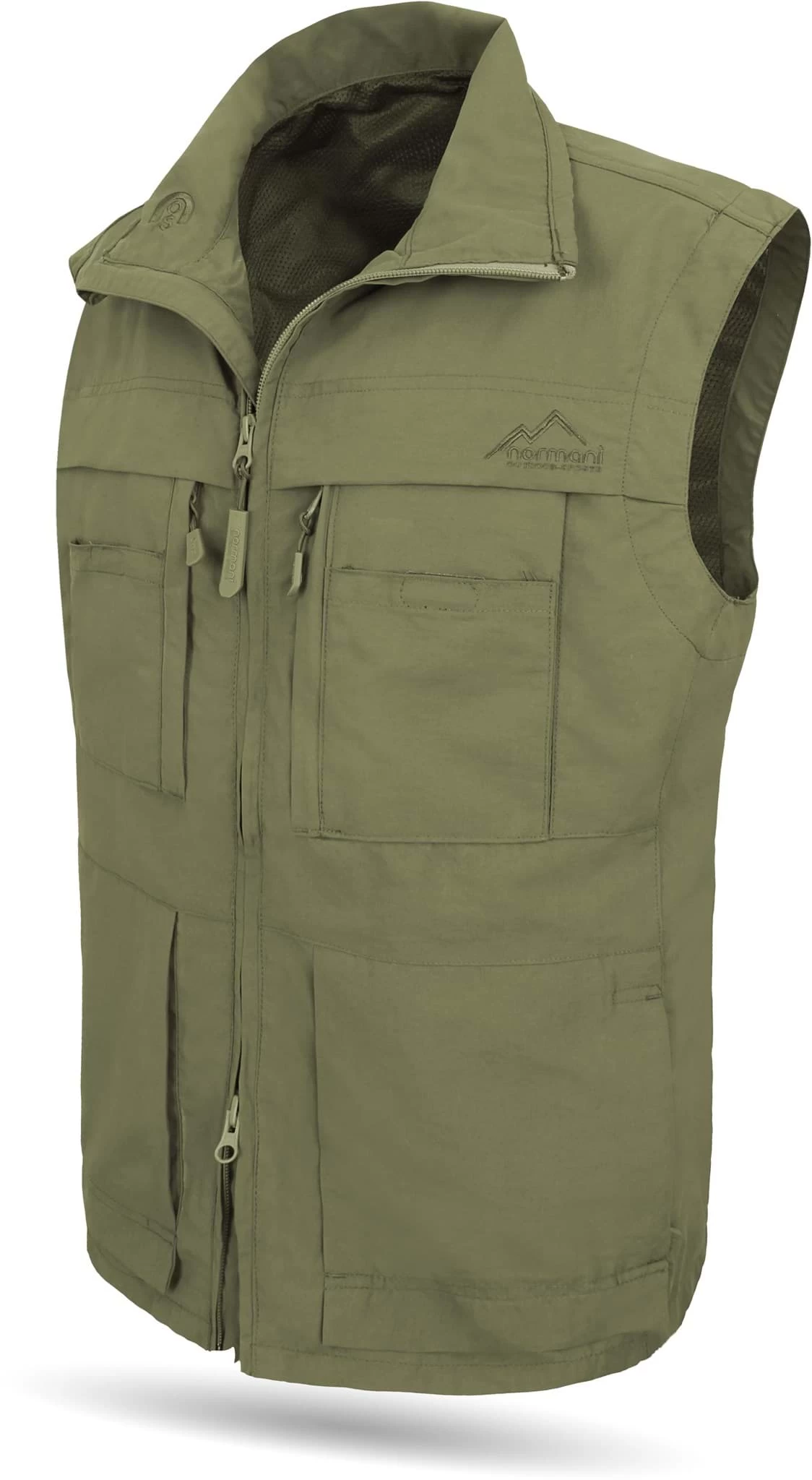 Outdoor Weste „Oryx“ Oliv 4 Outdoor Weste „Oryx“ Oliv – Bild 2